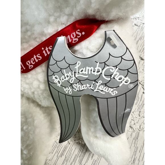 Vintage 1993 BABY Lamb Chop  Hand Puppet 16 inches Plush Shari Lewis - Picture 2 of 7